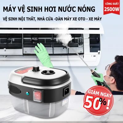 máy vệ sinh hơi nước nóng 2500W